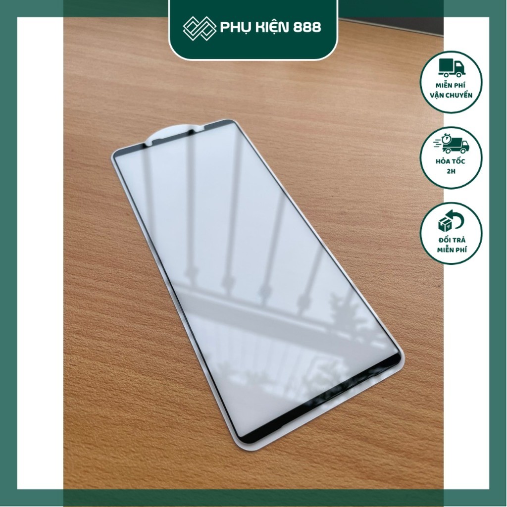 Kính cường lực Sony Xperia 1 VI (mark 6) Full màn hình viền đen
