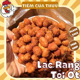 500G Lạc Rang Tỏi Ớt, Đậu Phộng Rang Tỏi Ớt Thơm Ngon Đậm Vị, đồ ăn vặt, Tiệm ăn vặt Thuỳ Bùi