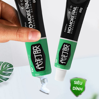 Combo 4 Tuýp Keo Siêu Dính No More Nail 60g, Keo Siêu Dán Tường Dán Kim loại Gỗ Nhựa Chống Thấm Nước Chịu Nhiệt - GNC