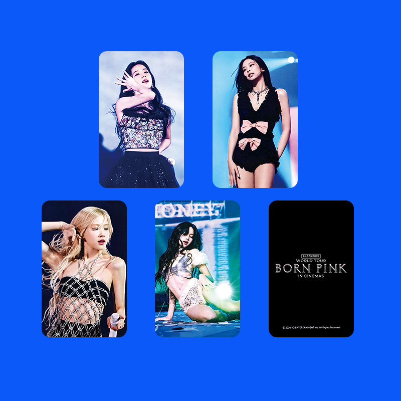 2-10pcs BP WORLD TOUR BORN PINK IN CINEMAS Lomo Cards 8th Anniversary Photocards JAPAN CGV Postcard 
