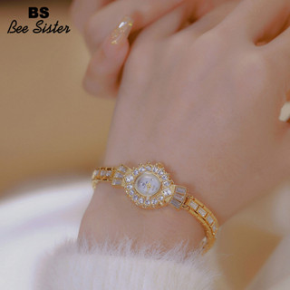  Bs Bee Sister Thời Trang Nữ Đồng Hồ Cao Cấp Kim Cương Giả Thép Không Gỉ Thạch Anh Đồng Hồ Đeo Tay Kim Cương Chống Thấm Nước Vòng Tay Nhỏ Đồng Hồ 