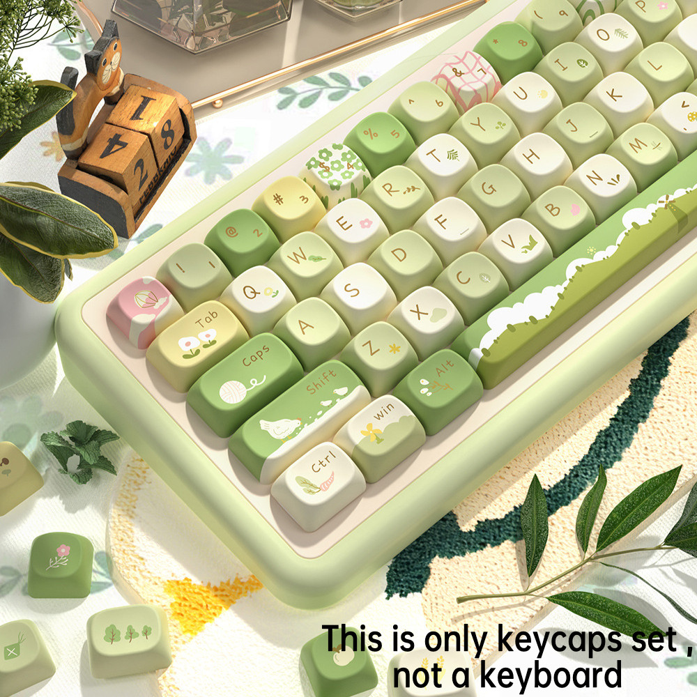 Pbt Keycap MCA Mountain Stream Bàn Phím Cơ Bản Chủ Đề Ban Đầu Keycap Nhuộm Thăng Hoa Xanh Dễ Thương Cô Gái Cá Tính Sáng Tạo Bàn Phím Cơ | BigBuy360 - bigbuy360.vn