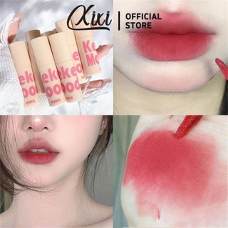 Kekemood Matte Mousse Lip Mud Liquid Lipstick Chống Thấm Nước Khỏa Thân Son Bóng Lâu Dài Chống Dính Cup Gợi Cảm Mịn Màu Đỏ Son Tint Sắc Tố Nữ Trang Điểm Son Bóng Mỹ Phẩm