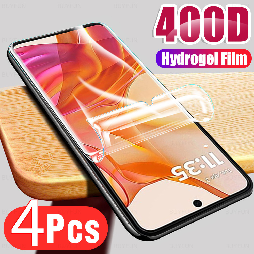 4 Phim Trước Cho Motorola Razr 50 Ultra 5G Hydrogel Phim Bảo Vệ Màn Hình Cho Moto Razr50 Ultra Razr5