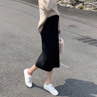 Chân váy thun TIRA MAMA CV882 cho mẹ bầu có thun điều chỉnh mùa đông xinh xắn