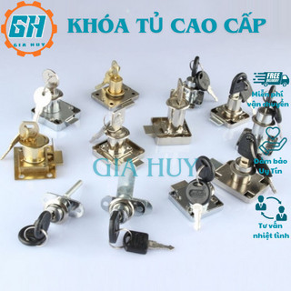 Ổ Khóa Tủ , Khóa Tủ Ghỗ, Khóa Ngăn Bàn, Ổ Khóa Vuông Cao cấp