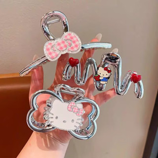  Kẹp tóc mèo nơ hình học hợp kim làm đẹp cho nữ 