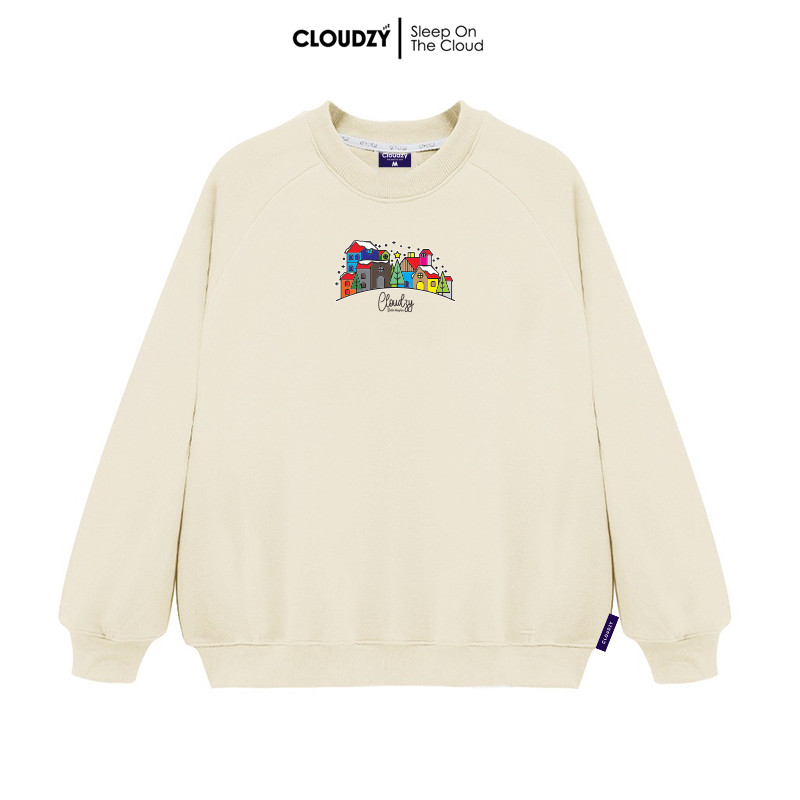CHÍNH HÃNG Áo sweater nam nữ unisex form rộng len nỉ ngoại local brand đẹp cặp đôi ulzzang CLOUDZY A