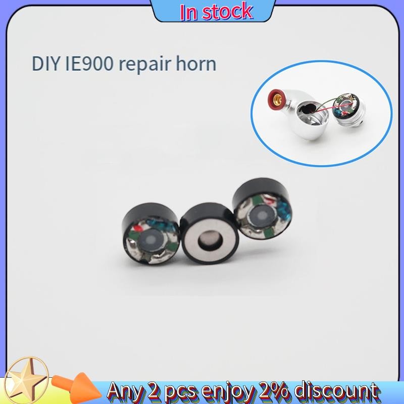 Còn Hàng-2 Chiếc 8 Mm Loa Cho IE900 Tai Nghe Sửa Chữa Loa Đơn Vị Đồng Vòng Bass Sừng Tai Nghe DIY Ph