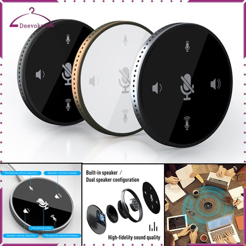 360 USB Hội nghị 360 Micro PC ngưng tụ đa hướng x Trò chuyện Mic máy tính cho máy tính bảng Voip Skype