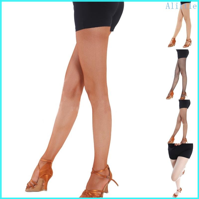 Alia Nữ Chuyên Nghiệp - Quần Khiêu Vũ Latin Fishnet Co Dãn Chắc Chắn