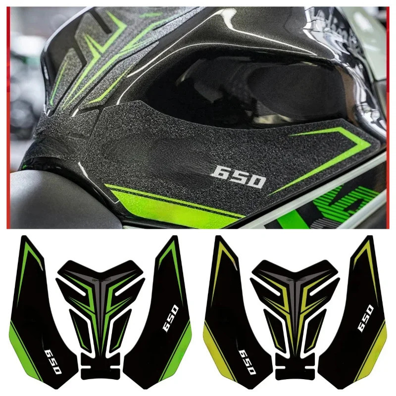 Dành Cho Z650 Z650 NINJA650 NINJA 650 Ninja650 Xe Máy Xe Tăng Trong Suốt Miếng Lót Đầu Gối Cầm Đề Ca