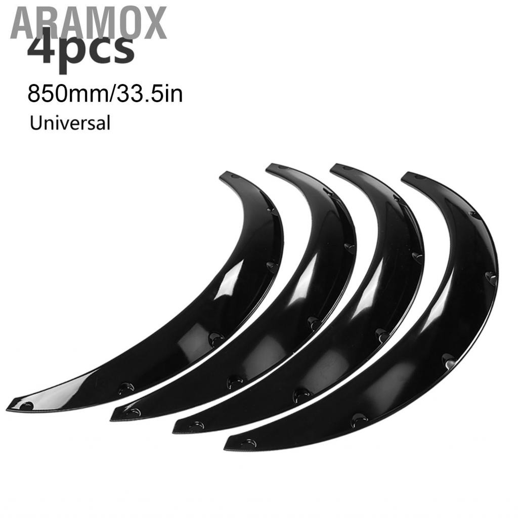 Aramox AWESO-VN 4PCS 110mm/4.3in Xe linh hoạt phía trước & phía sau Frares Extra Wide Wheel Wheel