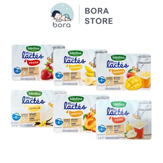Sữa chua Bledina Pháp cho bé 6 tháng bổ sung lợi khuẩn, không chất bảo quản