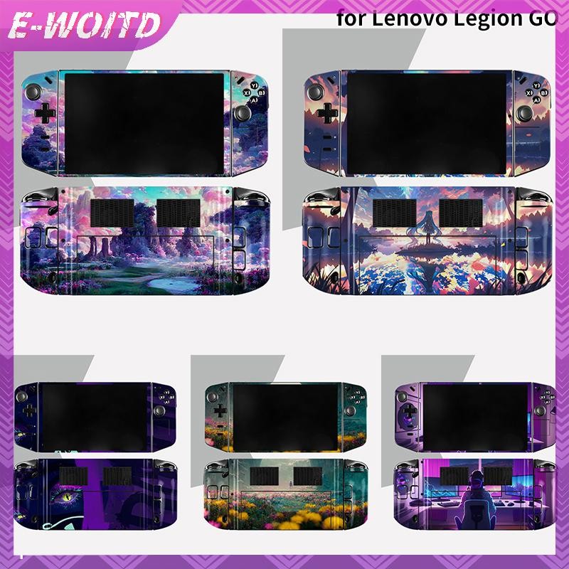 E-WOITD Cho Legion GO Console Miếng Dán Bao Da Bảo Vệ Toàn Diện Decal Cho Legion GO Cầm Tay Bảo Vệ C
