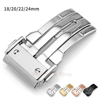 Khóa đồng hồ bằng thép không gỉ 18 / 20 / 22 / 24mm cho HUBK Big Bang - Khóa thay thế đa năng Phụ kiện dây đeo bền
