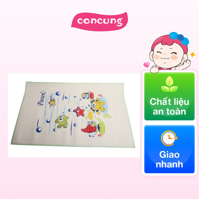 Tấm nệm mát cao su Pureen cho trẻ em (90x60 cm) - Giao mẫu ngẫu nhiên