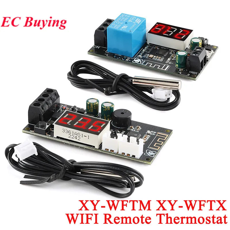 EC buying Bộ điều chỉnh nhiệt độ WIFI từ xa Mô-đun điều khiển nhiệt độ chính xác cao Bộ sưu tập ứng 