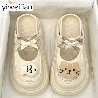 YIWEILIAN dép nữ dép sandal nữ Thời trang giản dị nhẹ nhàng Độc đáo Đẳng cấp Thoáng khí Thiết kế độc đáo Độc lạ FDL24703WO 27Z240706