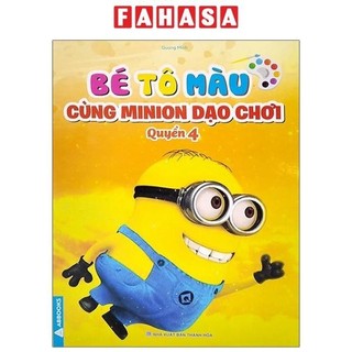 Sách bé tô màu - mùa hè của minion - tập 4