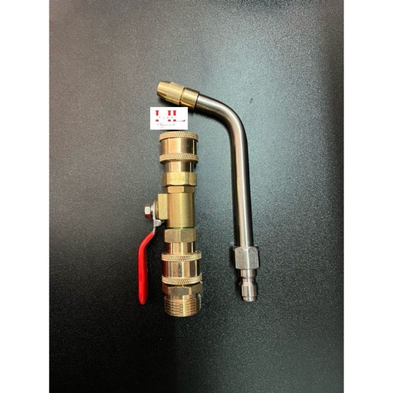 (giao hỏa tốc) béc xịt vệ sinh máy lạnh , gôm van khóa và các dạng cần xịt inox thao tác nhanh