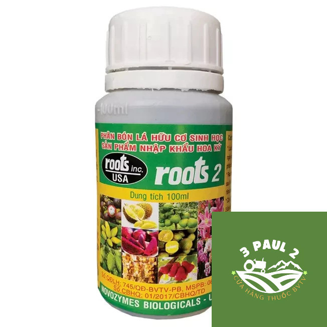 Kích Ra Rễ Roots 2 (100ml) - phân bón lá Roots2 - Ra Rễ cực mạnh Roots2
