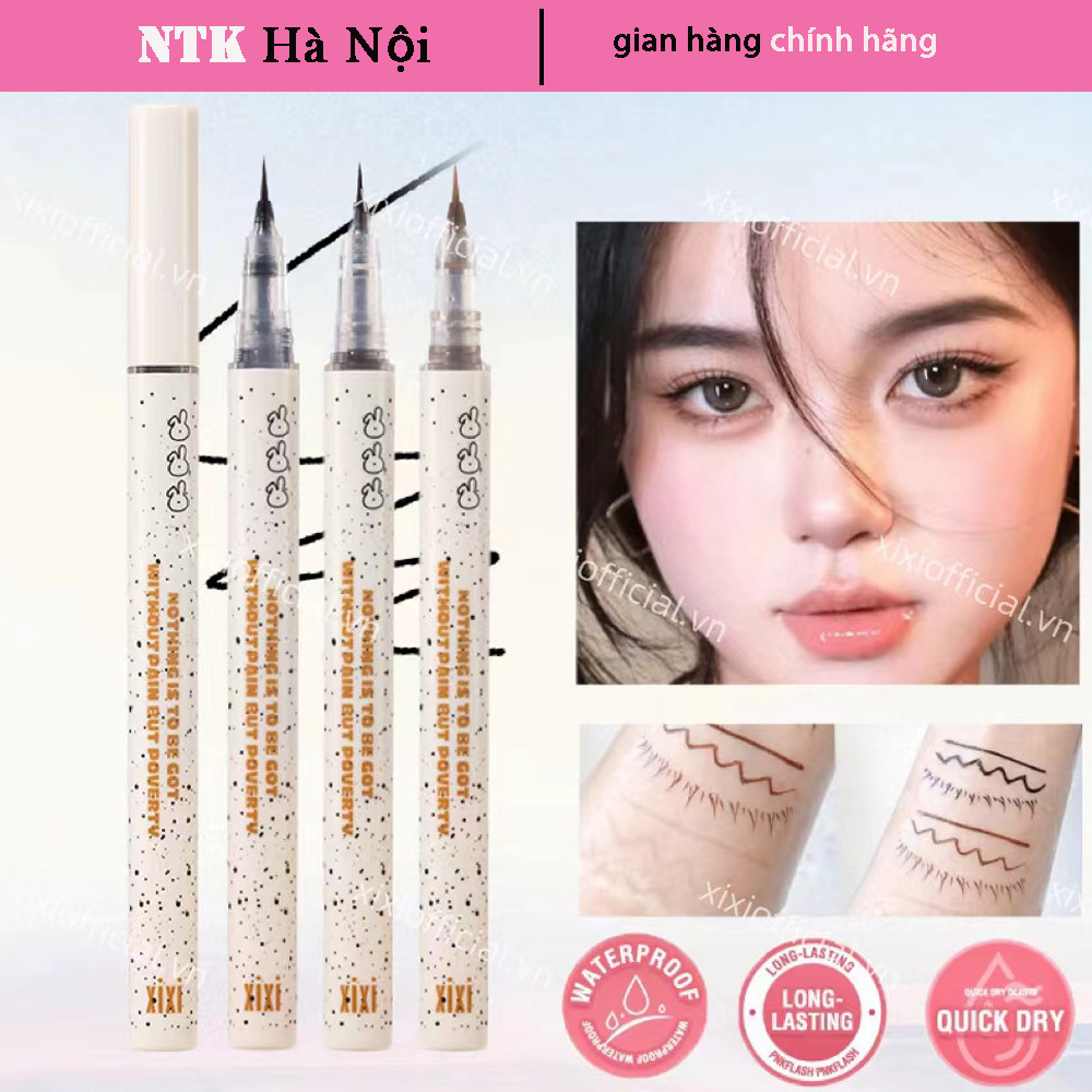  Bút Kẻ Mắt XIXI 0.001mm siêu mảnh chống thấm nước chính hãng 