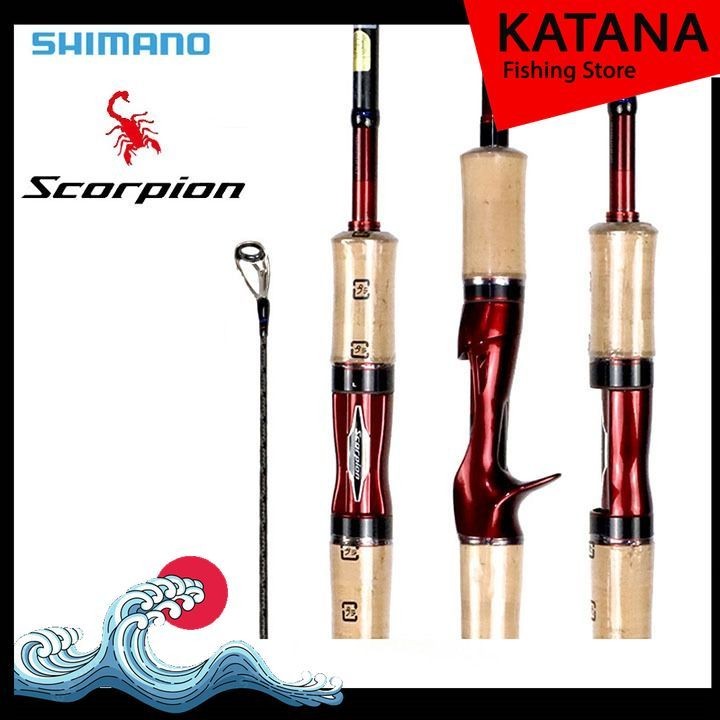[Katana Fishing] Cần Câu Shimano Scorpion - Máy Đứng , Máy Ngang