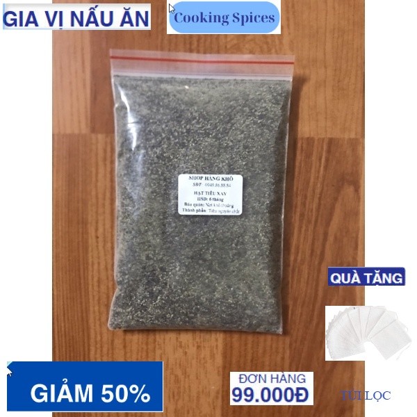Bột tiêu rang xay thơm nồng