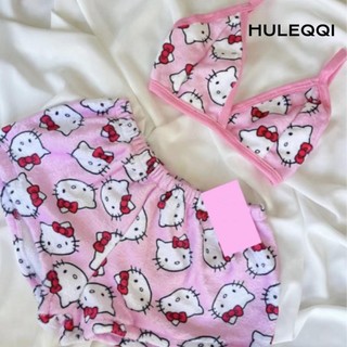 HULEQQI Mặc nhà mùa hè Kawaii dành cho nữ