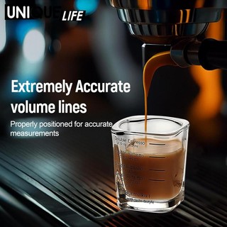 [Yoyo01] 2 Cốc đo thủy tinh Espresso 60ML Chắc chắn