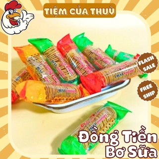  Bánh Quy Đồng Tiền Hải Việt Bịch 10 Gói Bánh Quy Đồng Tiền Bơ Sữa Tuổi Thơ Tiệm ăn vặt Thuỳ Bùi 