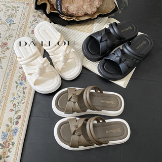 DAILOU Dép sandal nữ dép quai hậu nữ Đế Dày 2024 NEW thoải mái mềm mại dép đế cao Dễ dàng phối đồ Lịch lãm Đẳng cấp Thời thượng FDL2490285 36Z240903