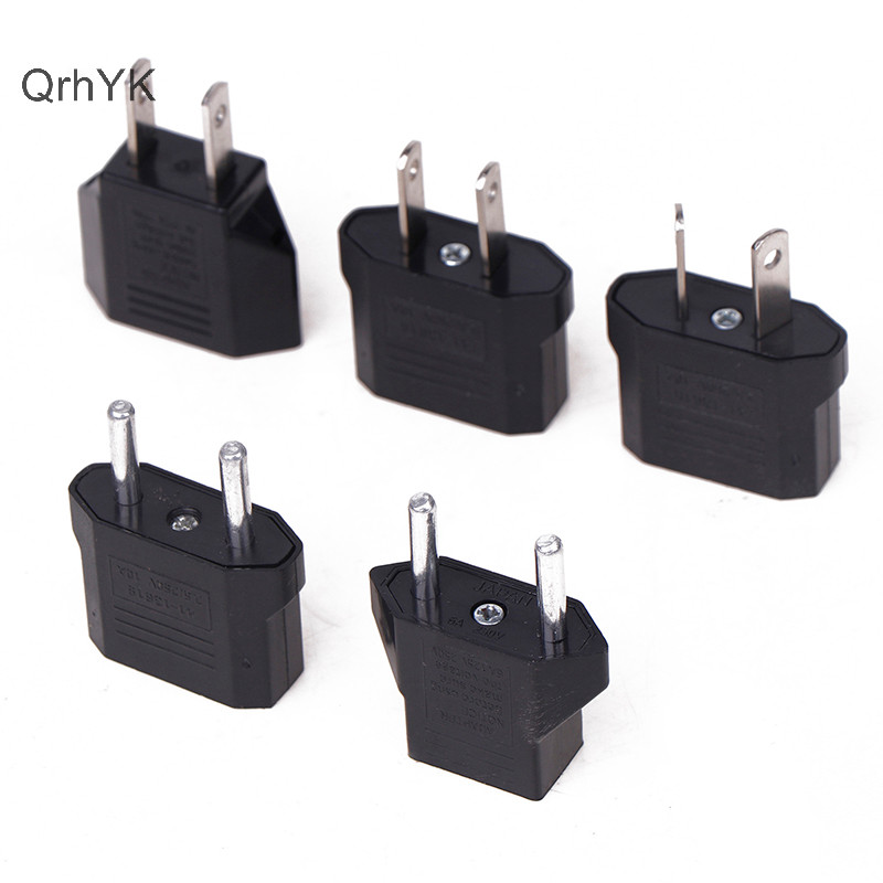 Nhà Máy Thời Trang 2 Chiếc Châu Âu Mỹ AU EU US Sang EU / EU Sang US Cắm Adapter Euro Du Lịch Điện Cắ