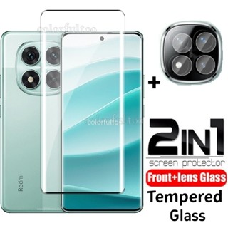Phim Bảo Vệ Kính 2in1 Cho Xiaomi Redmi Note 14 13 Pro Plus 13Pro + 14Pro + Note13Pro Note14Pro 4G 5G 9H HD Điện Thoại Mặt Trước Kính Cường Lực Phim Bảo Vệ Màn Hình Camera Mặt Sau Ống Kính Phim