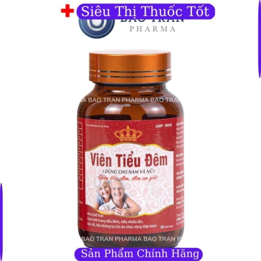 Viên uống giảm tiểu đêm, tiểu rắt, thận yếu dùng cho nam, nữ (Lọ 30 viên nang) f