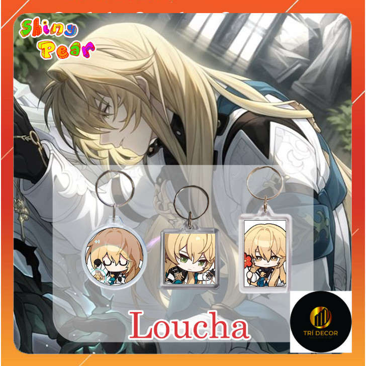 [Honkai Star Rail] - Móc khóa | Móc chìa khóa Luocha game Honkai Star Rail làm quà tặng | Shop nhận 