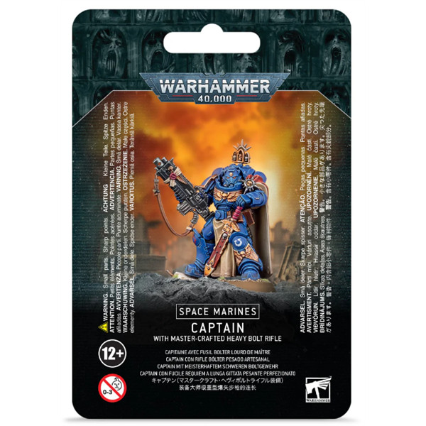 WH40K: SPACE MARINE: CAPTAIN WITH MASTER-CRAFTED BOLT RIFLE (Bộ) 48-48