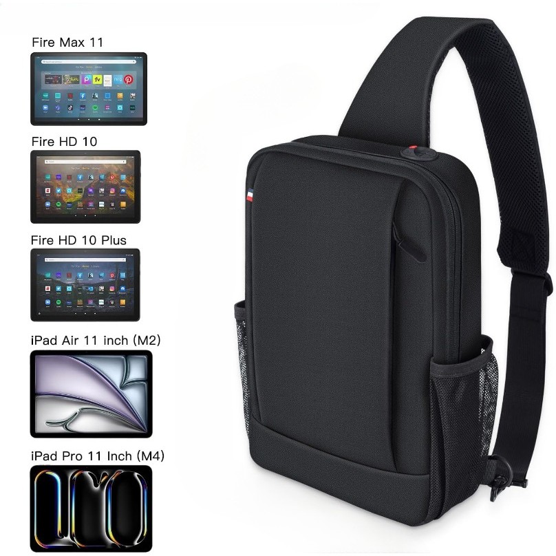 Túi đeo vai máy tính bảng cho Ipad Pro 11 13 2024 Air6 A2902 A2903 Thế hệ thứ 10 10.9 Air 5 4 Pro 12