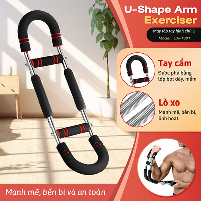 [MALL] - UA-1301 Kìm Chữ U kìm tập cổ tay đa năng, lực kéo 20kg  có lót êm tay