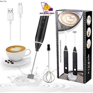 Máy Đánh Trứng & Tạo Bọt Cà Phê Mini – Cầm Tay Sạc USB, 3 Tốc Độ, Nhỏ Gọn Dễ Dùng