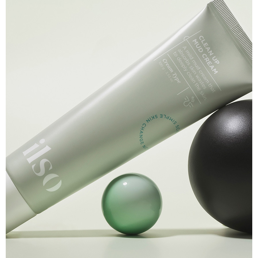 [ILSO] Clean Up Mud Cream 100g,Deep Clean Master ,Dual Clean Brush