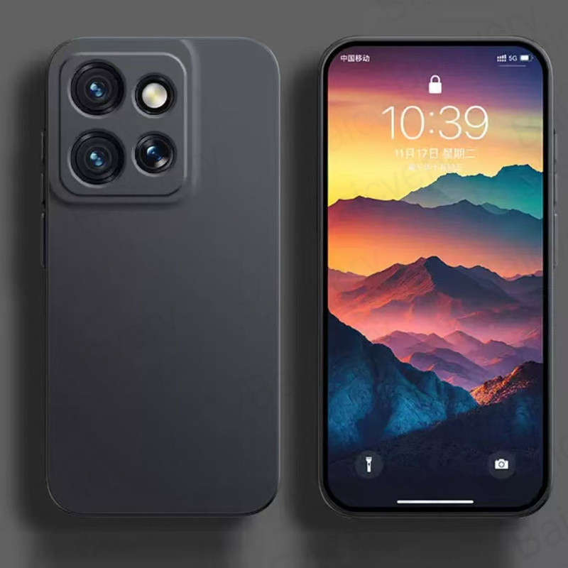 Ốp Điện Thoại Cho Motorola Moto G75 G56 G86 G86 TPU Mờ Mềm Màu Đen Bảo Vệ