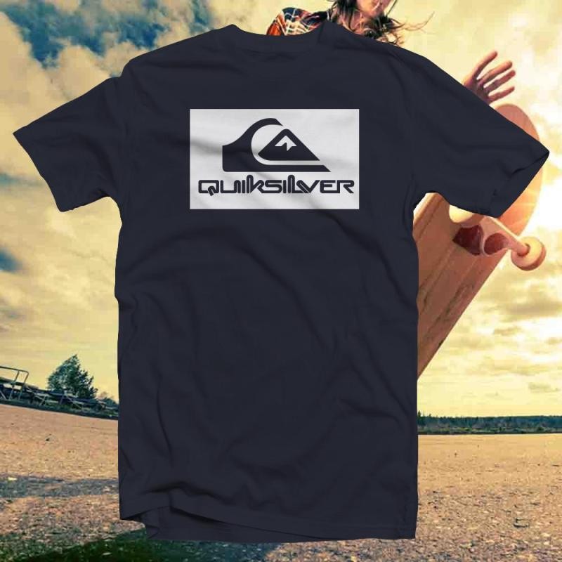 Thương hiệu áo thun Logo Quicksilver Comfy dành cho nam và nữ | Áo sơ mi ván trượt | Bản in mới và c