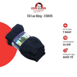 Tất lao động cho nam 3 cặp - navy - uncle bills cs0035