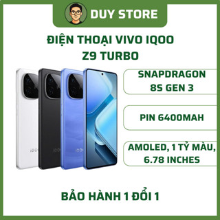 Điện Thoại Vivo iQOO Z9 Turbo 5G - Snapdragon 8s Gen 3 - BH 1 Đổi 1 - TRẦN DUY STORE