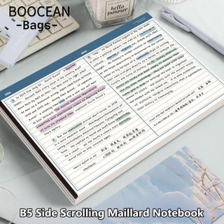 BOOCEAN 20 tờ / Sổ ghi chú, Sổ tay B5 ngang B5, Miếng ghi nhớ viết có thể xé được đa chức năng Học sinh
