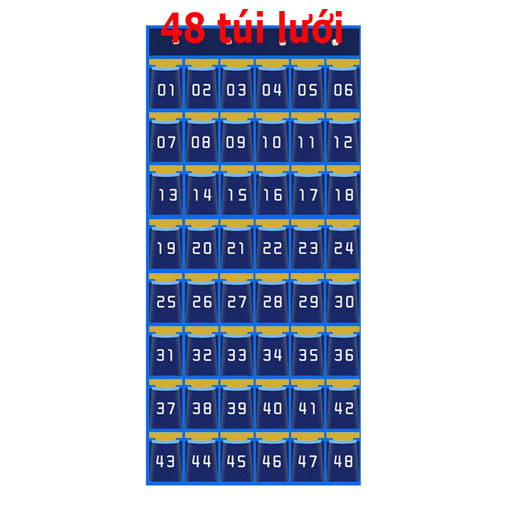 DANG Túi điện thoại di động Túi đựng túi treo tường Điện thoại di động treo túi lưu trữ lưu trữ đồ lặt vặt12 24 36 42 48