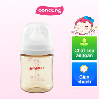 Bình Sữa Pigeon PPSU Softouch Baby-Friendly World 160ml (SS)
