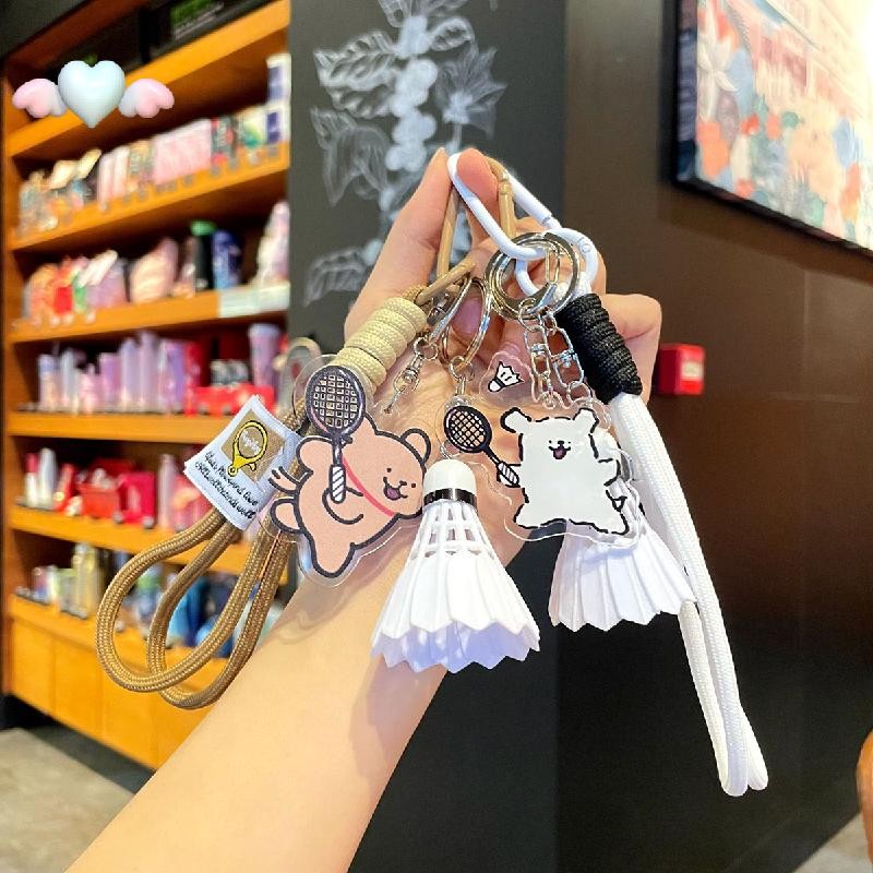 Ba Lô Sáng Tạo Lông Doggy Acrylic Móc Khóa Dây Đeo Dễ Dàng Doggy